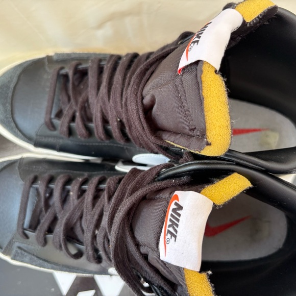 Nike Black and White High-Top Sneakers size 13 - Picture 4 of 14